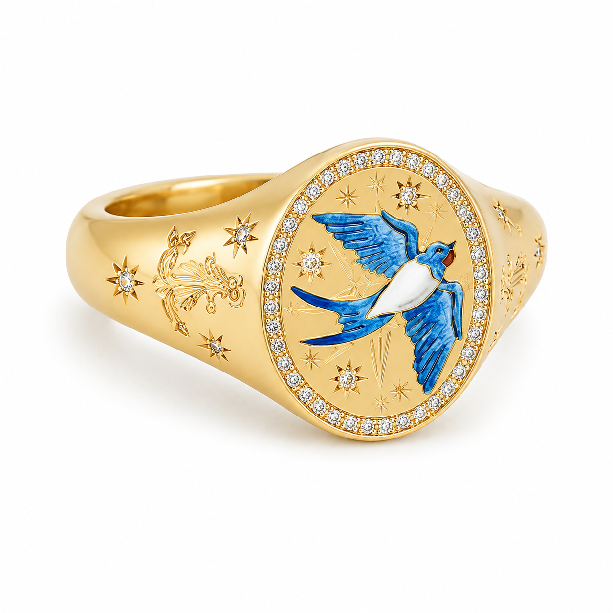 Blue Bird Ring