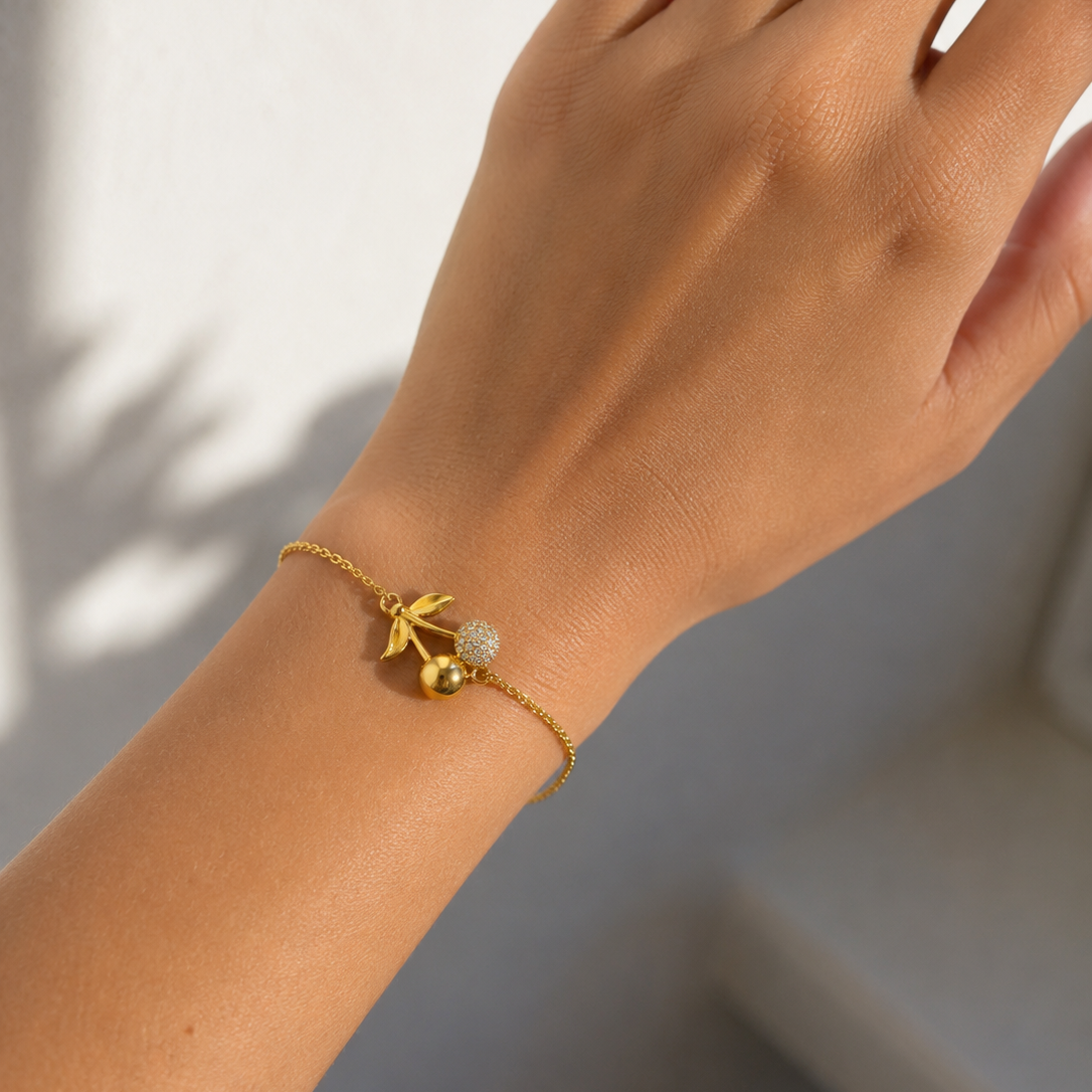 Cherry Glow Bracelet