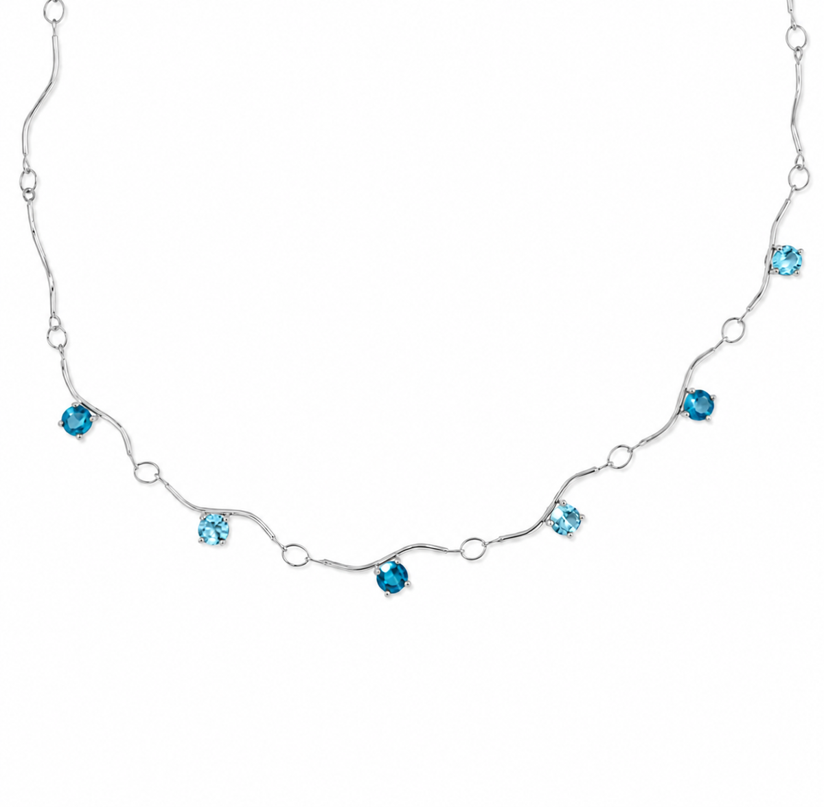 Blue Crystal Necklace