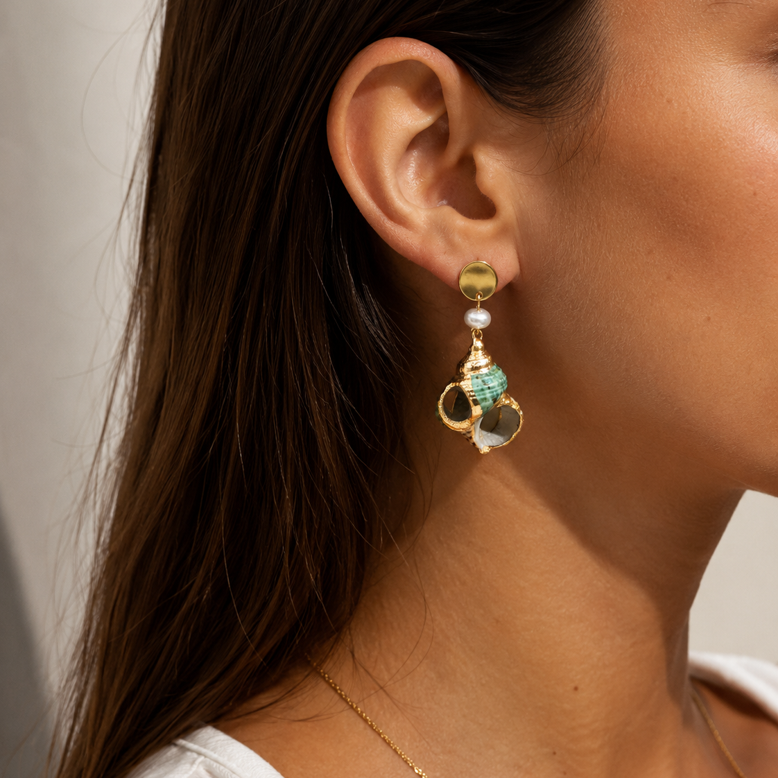 Ocean Pearl Earrings