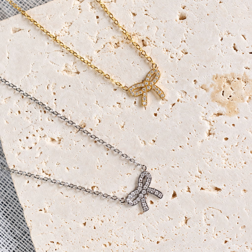 Petit Bow Necklace