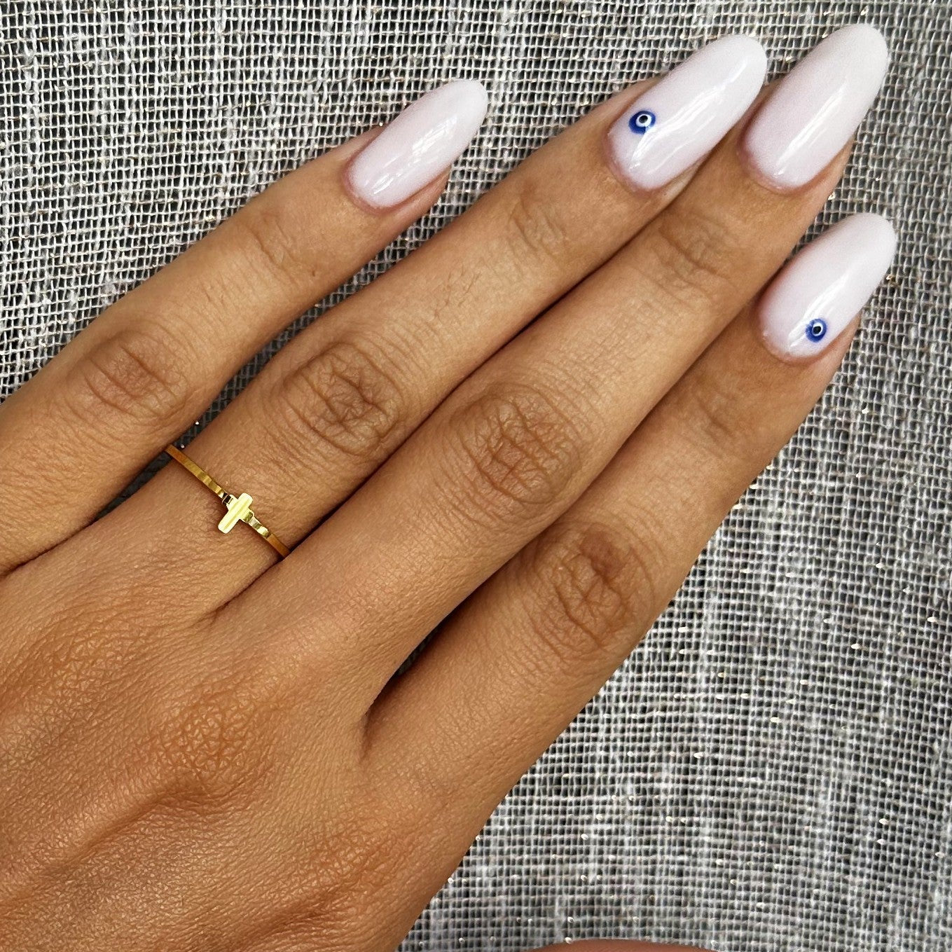 Tiny Cross Ring