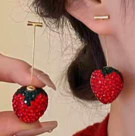 Sweet Strawberry Earrings