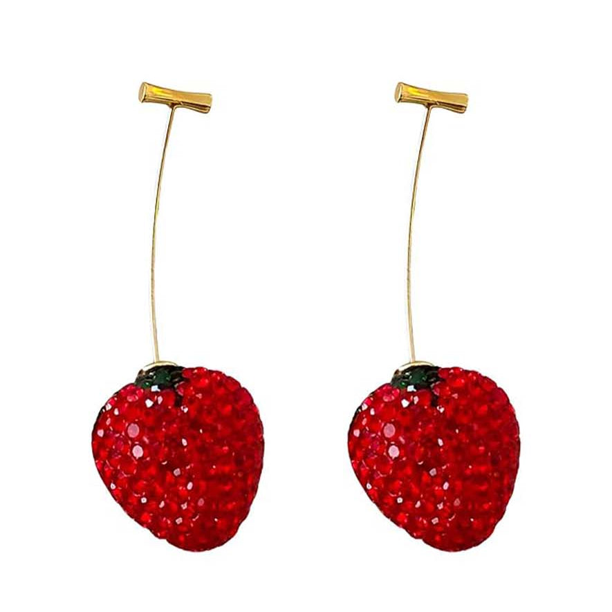 Sweet Strawberry Earrings