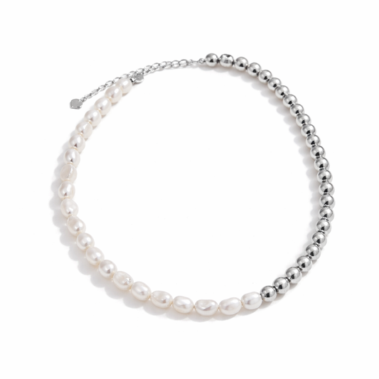 Pearl Contrast Necklace