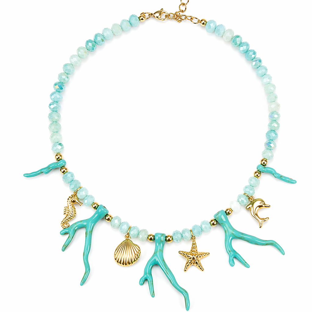 Coral Reef Charm Necklace