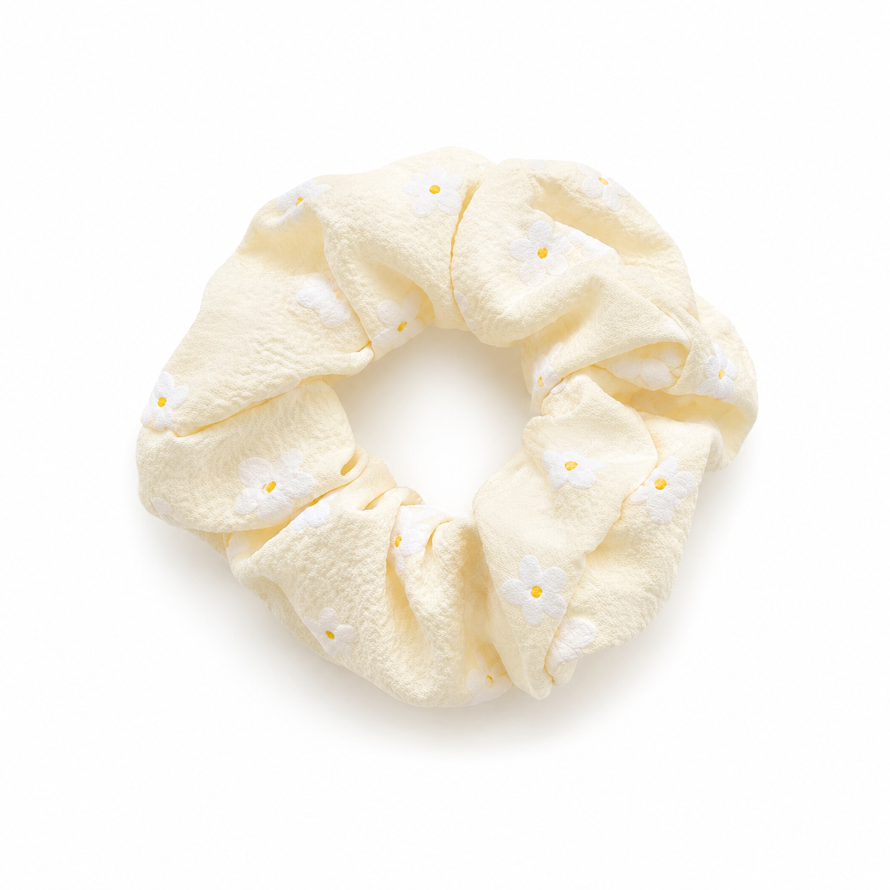 Blossom Loop Scrunchie - Yellow