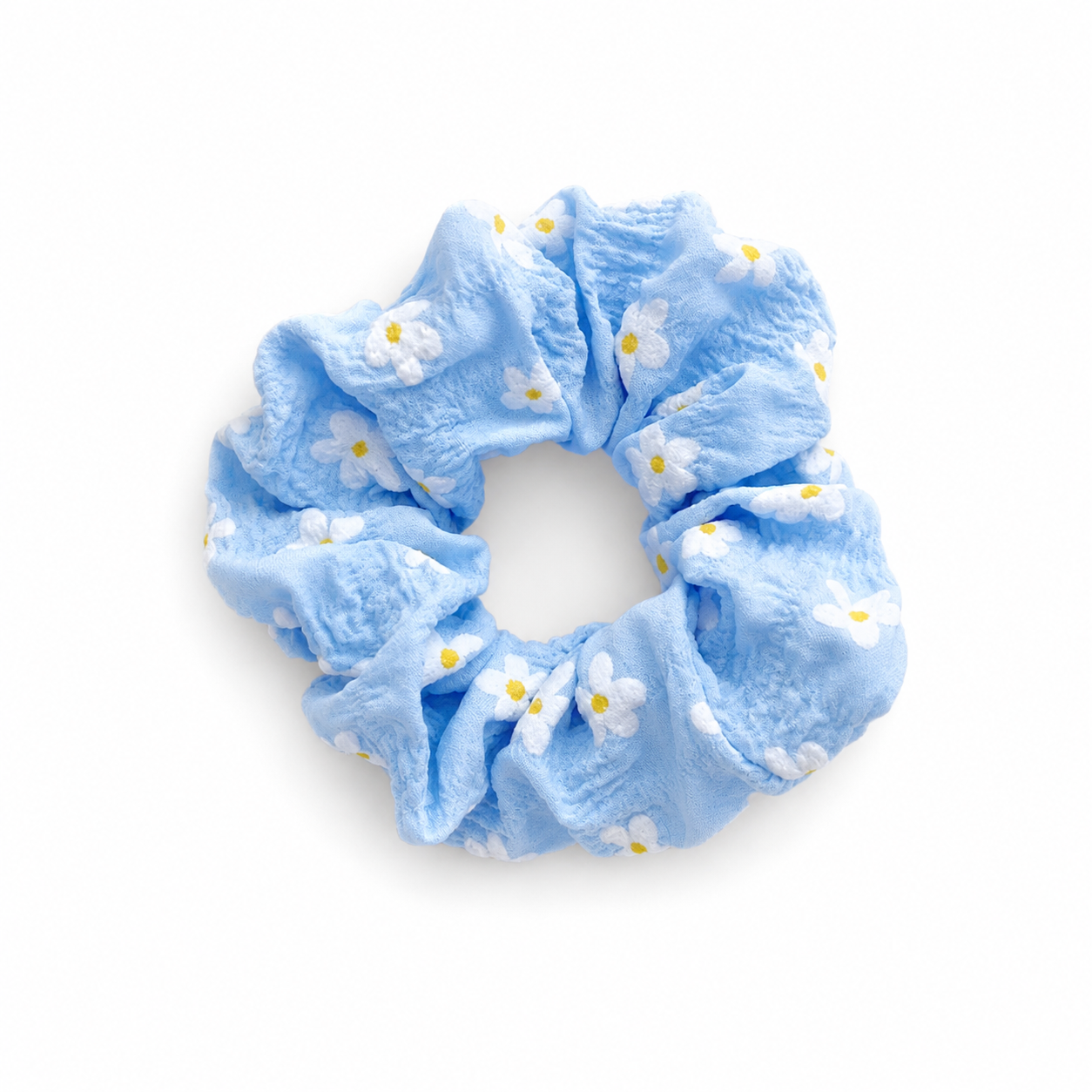 Blossom Loop Scrunchie - Baby Blue