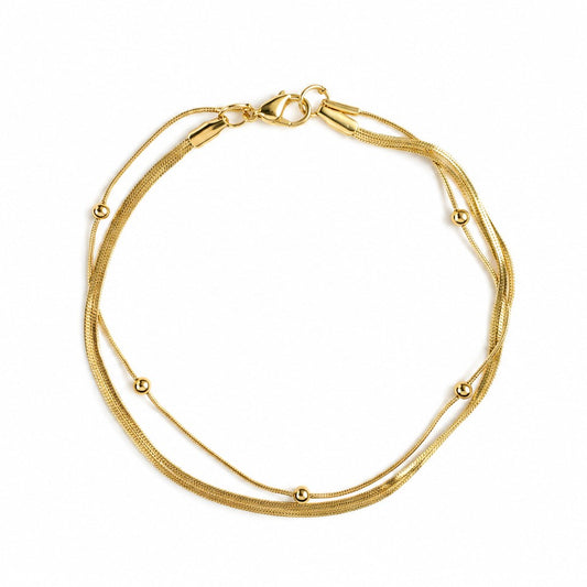 Chic Layered Anklet