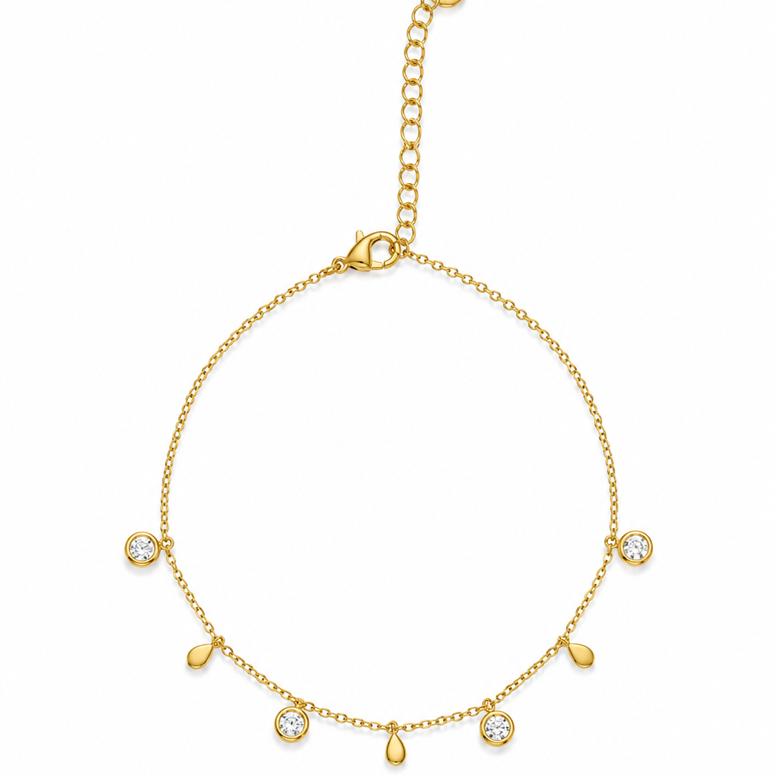 Sparkling Drops Anklet