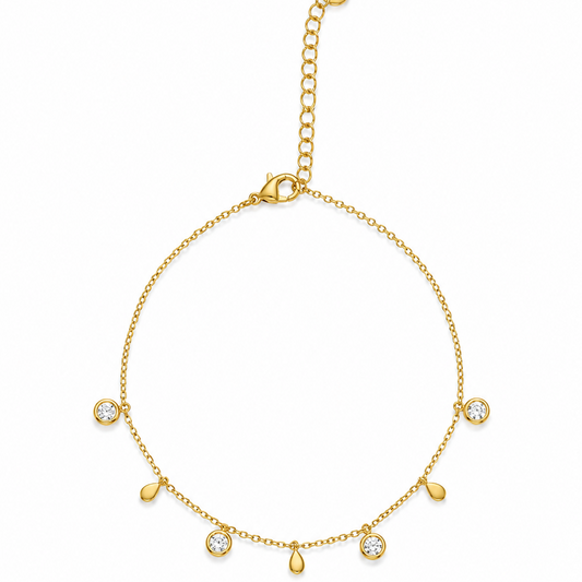 Sparkling Drops Anklet