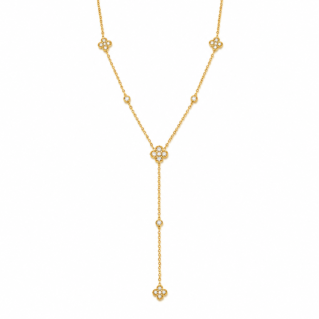 Clover Drop Necklace