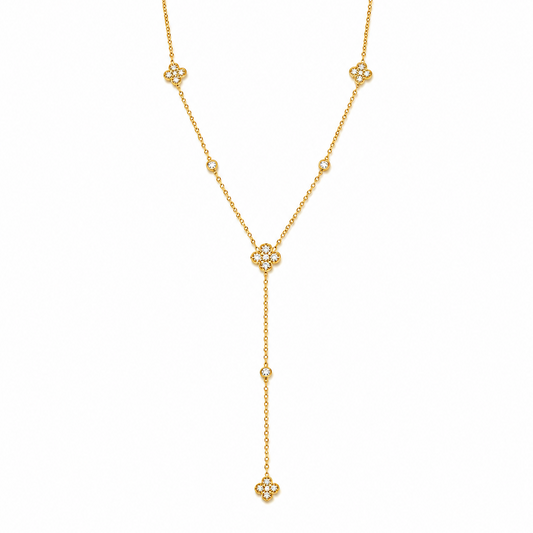 Clover Drop Necklace