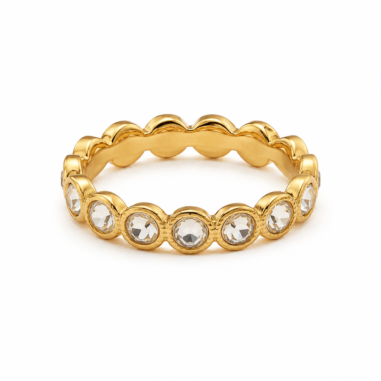 Crystal Eternity Ring