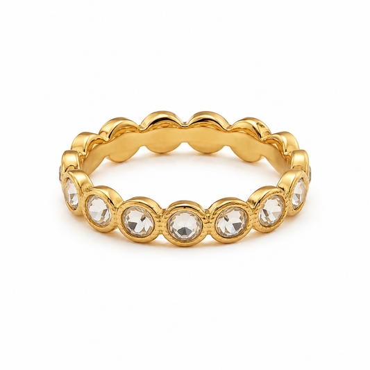 Crystal Eternity Ring