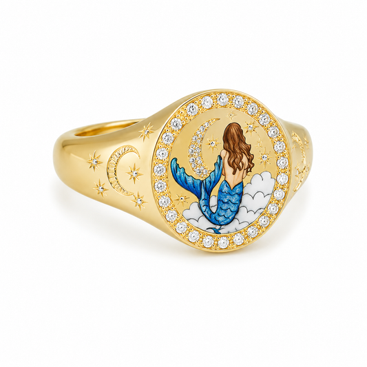 Moonlight Mermaid Ring