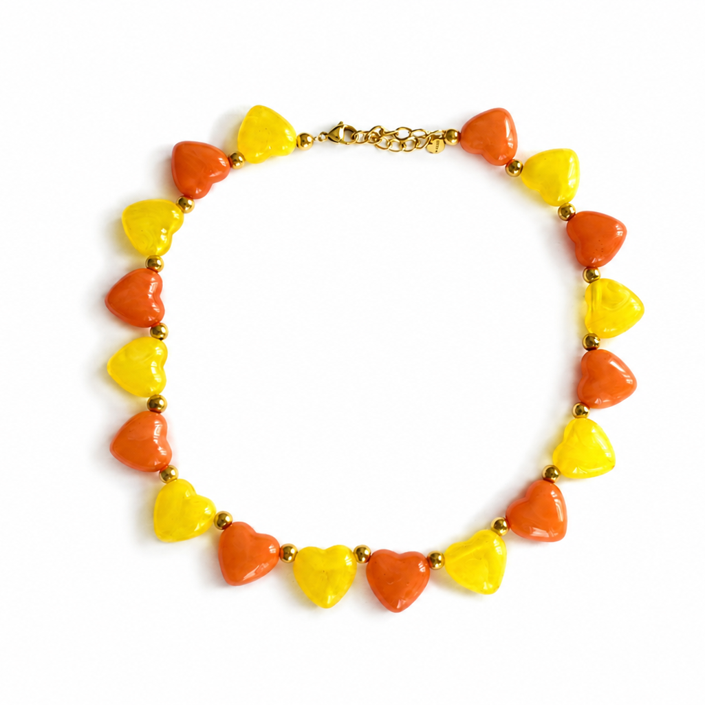Duo Candy Heart Necklace