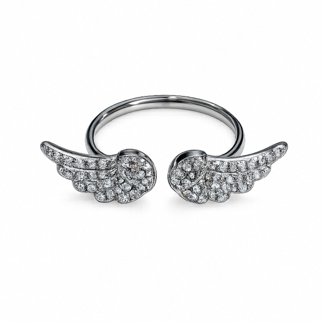 Crystal Wing Ring