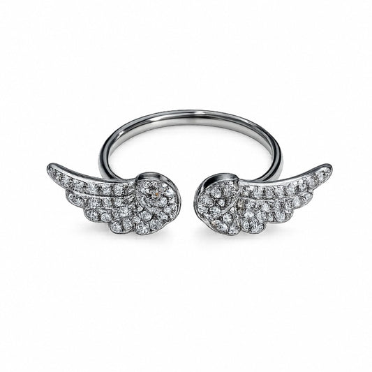 Crystal Wing Ring
