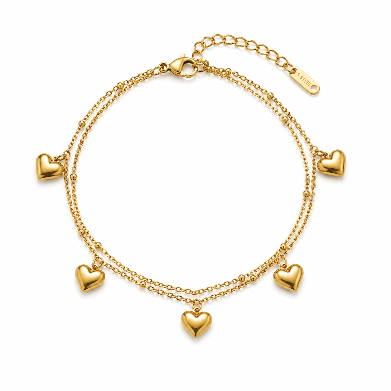 Sweet Hearts Anklet