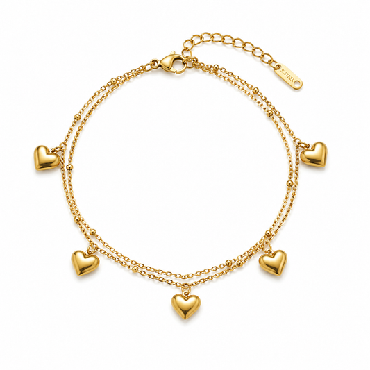 Sweet Hearts Anklet