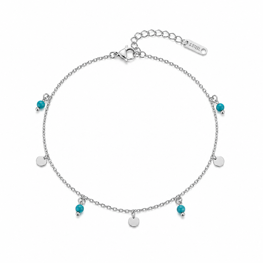 Summer Turquoise Anklet