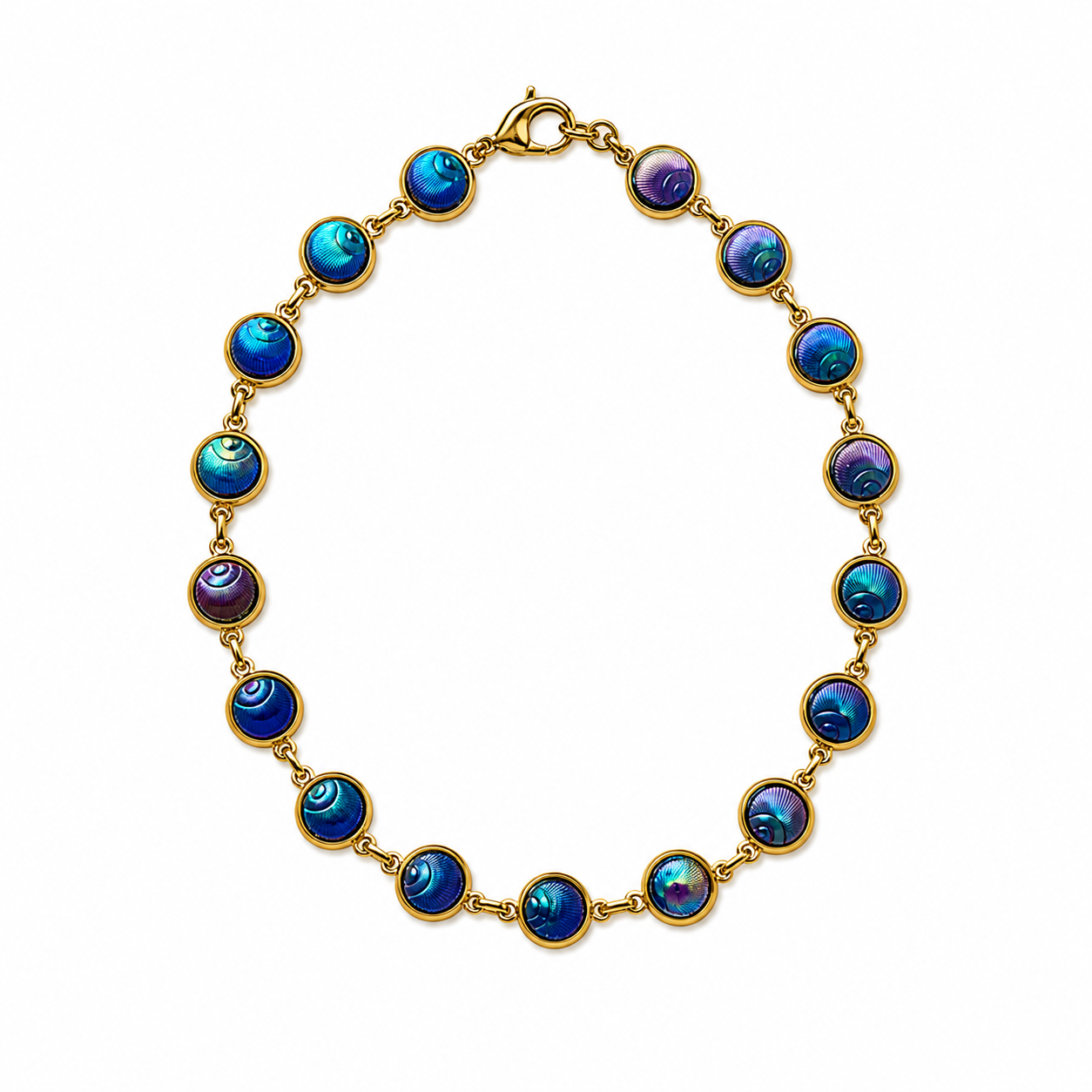 Peacock Glow Necklace