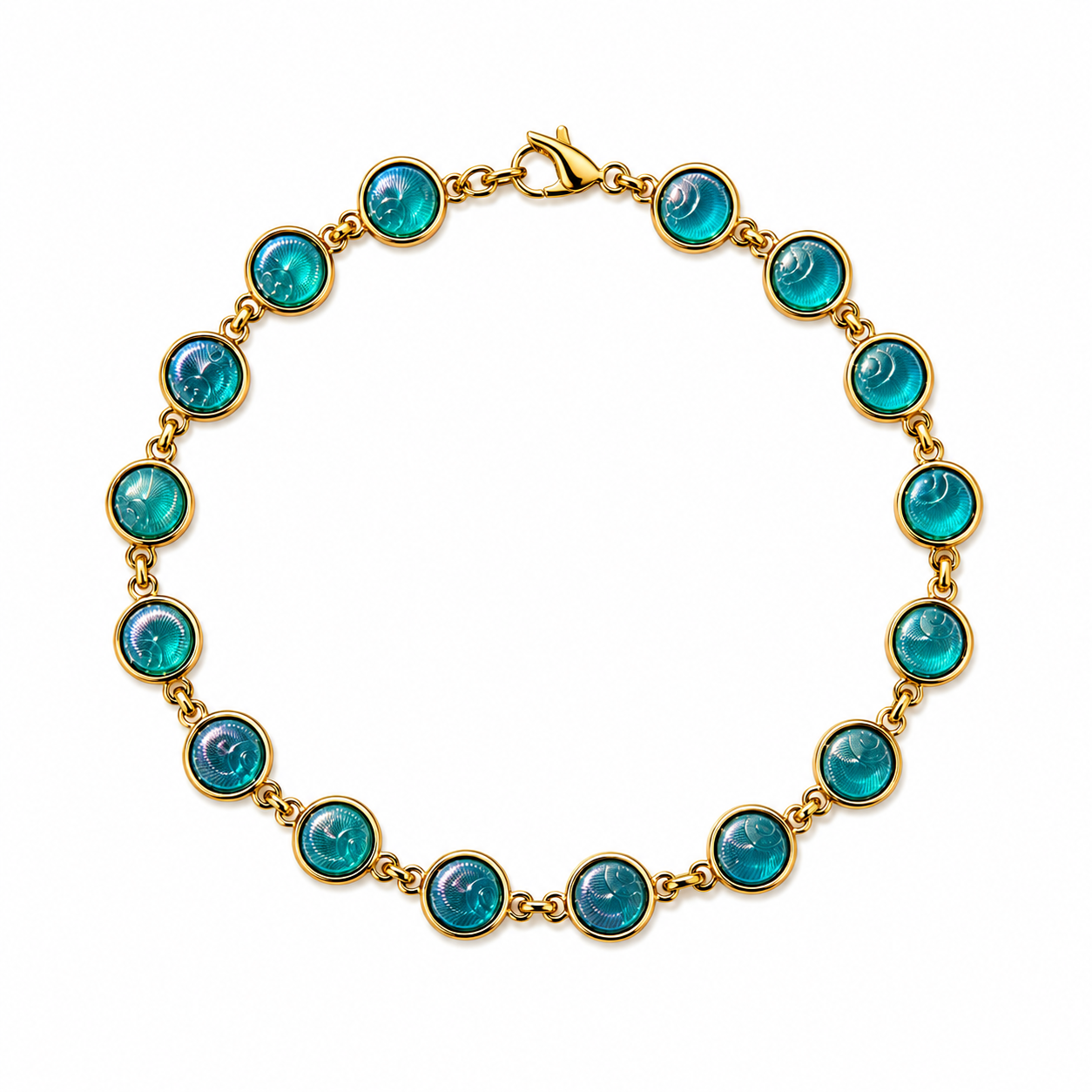 Peacock Glow Necklace