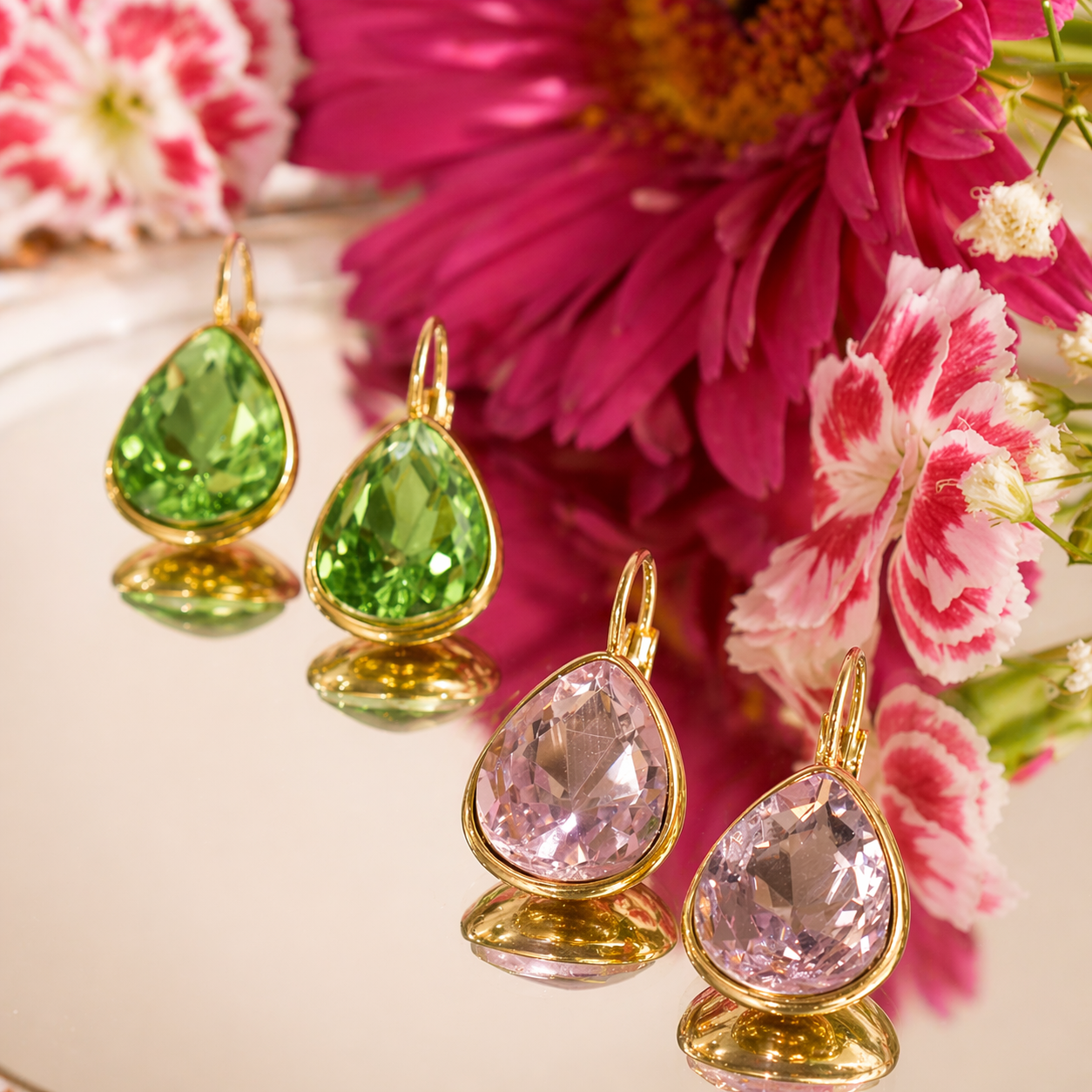 Crystal Drop Earrings