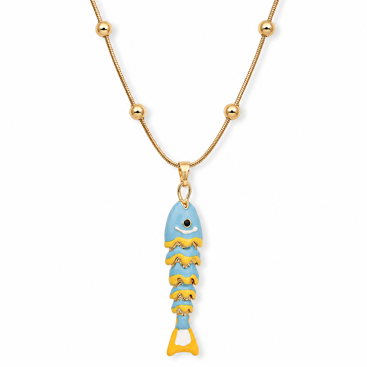 Aegean Fish Necklace