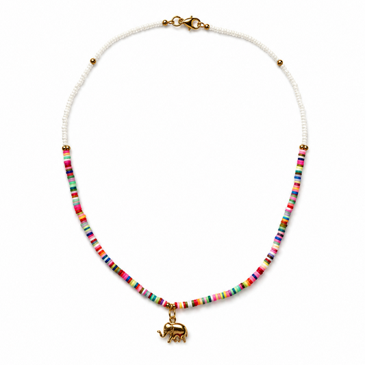Rainbow Beads Necklace