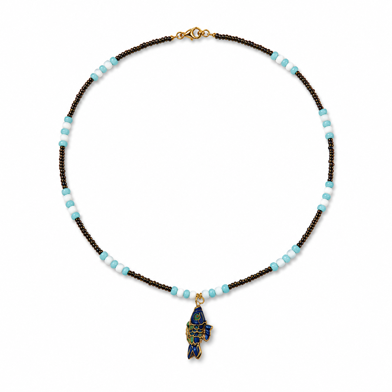 Lucky Fish Beads Necklace
