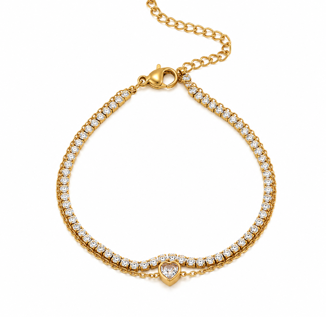 Golden Heart Bracelet