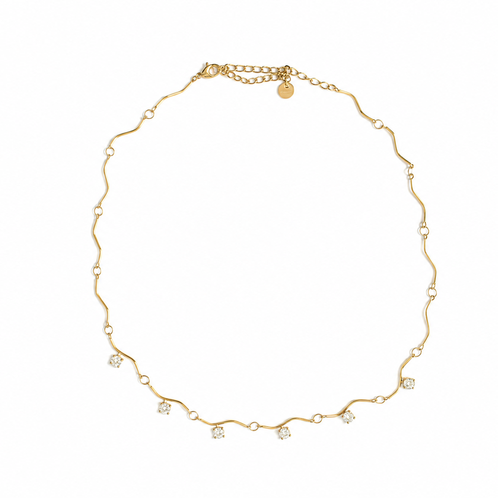 Crystal Wave Necklace