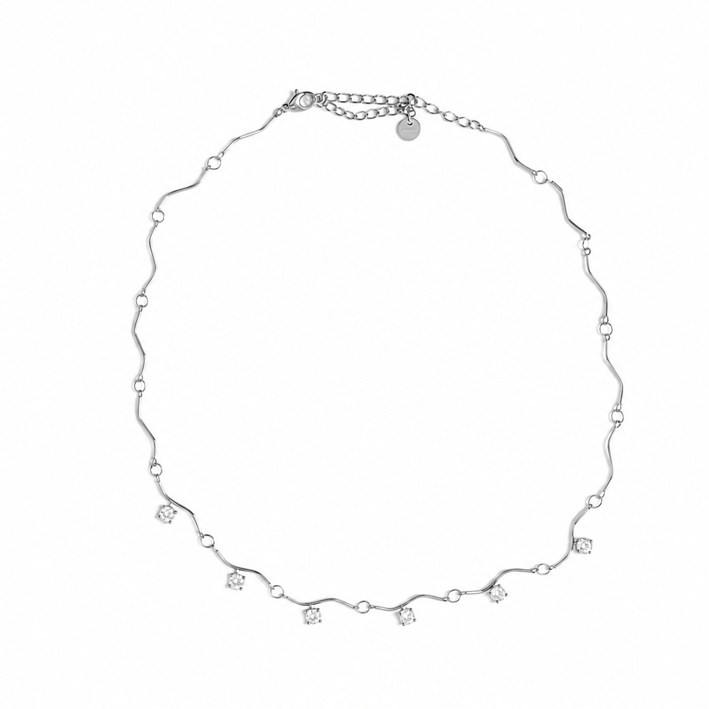 Crystal Wave Necklace