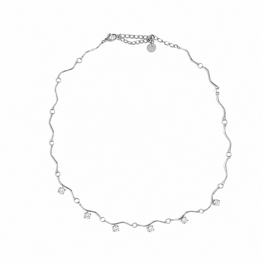 Crystal Wave Necklace