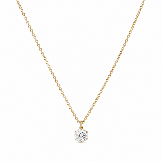 Solitaire Spark Necklace