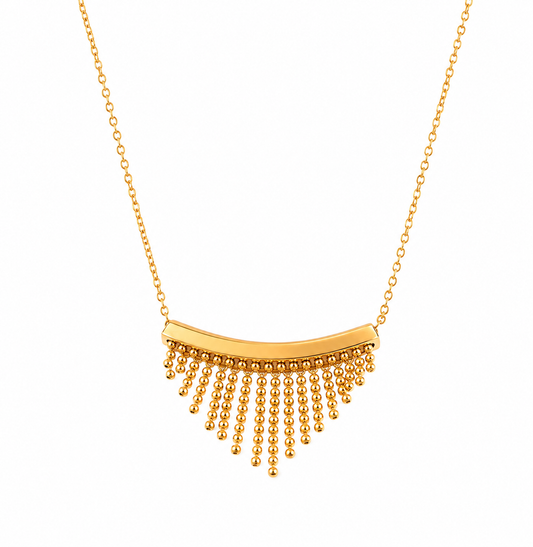 Fringe Cascade Necklace