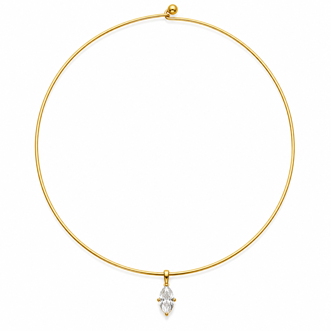 Choker Circle Crystal