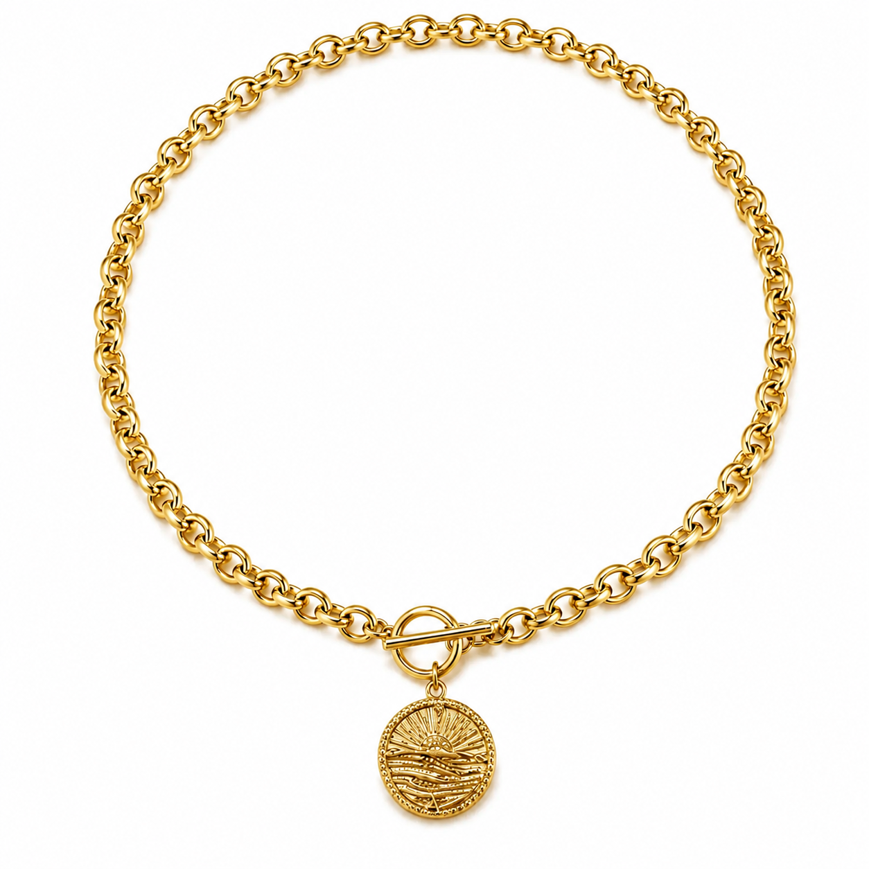 Coin Charm Necklace