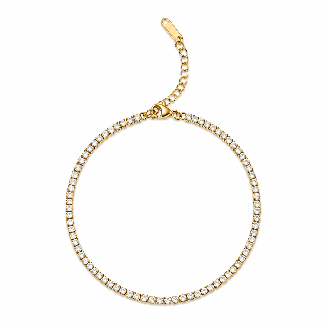 Crystal Tide Anklet