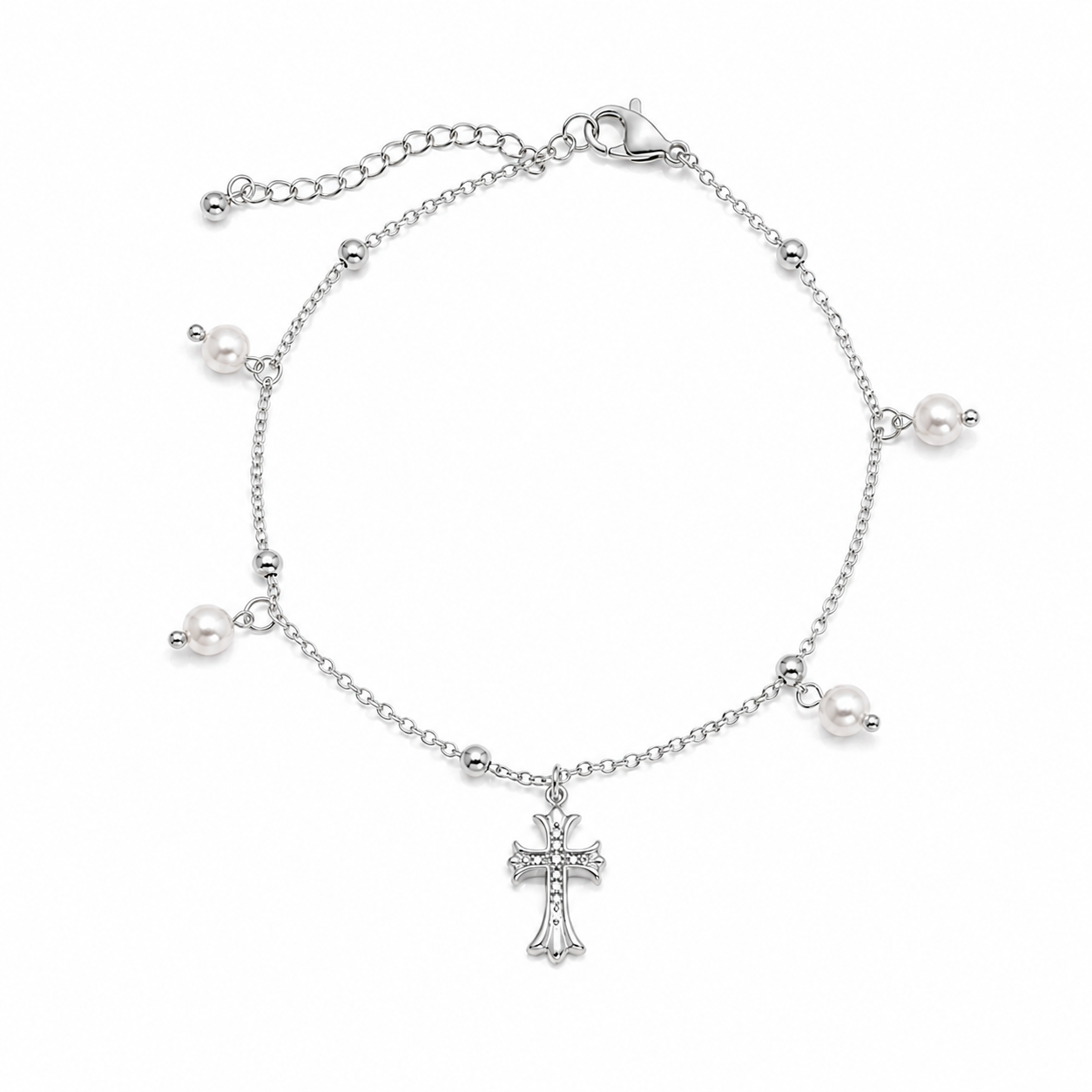 Grace Cross Anklet