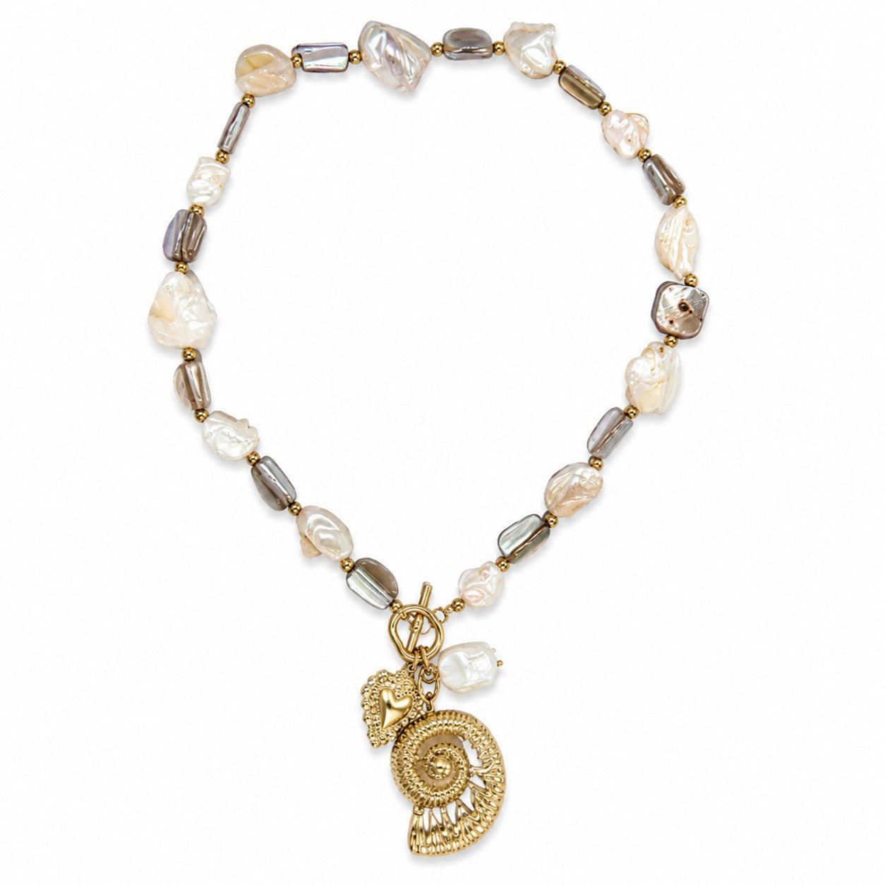Golden Nautilus Necklace
