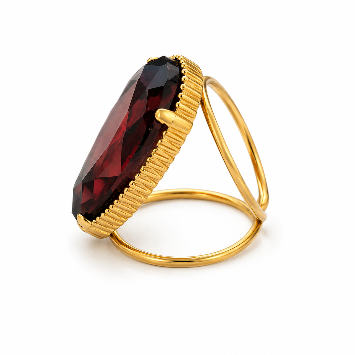 Burgundy Muse Ring