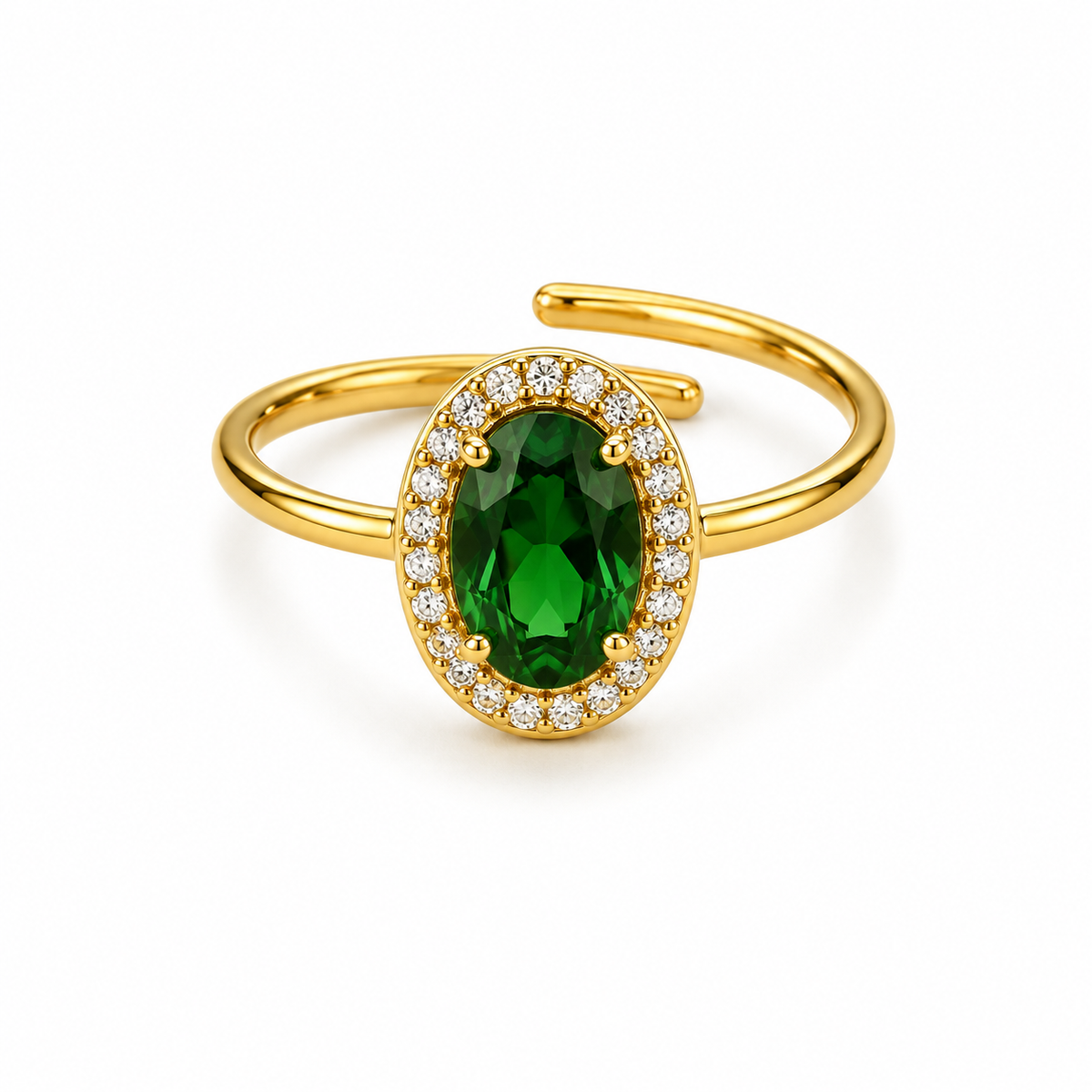 Emerald Glow Ring
