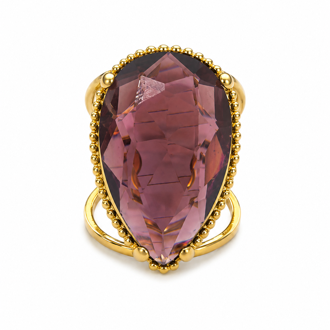 Burgundy Muse Ring