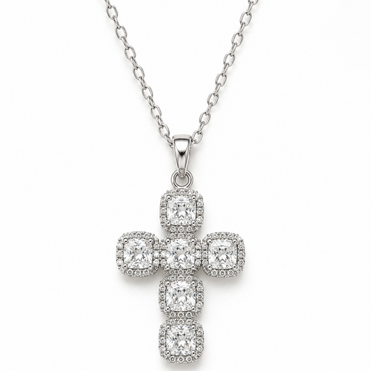 Crystal Cross Necklace