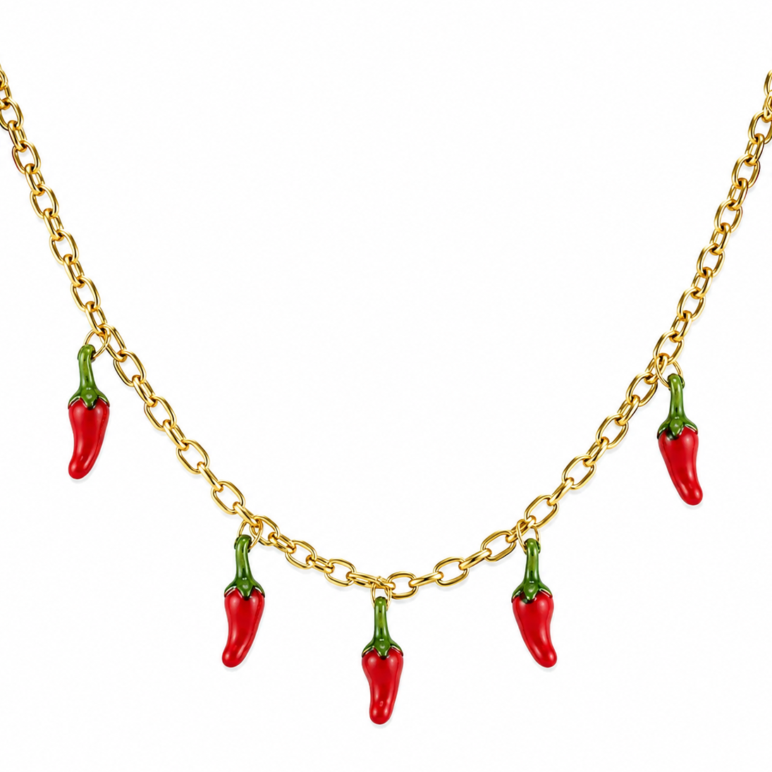 Chilli Gold Necklace