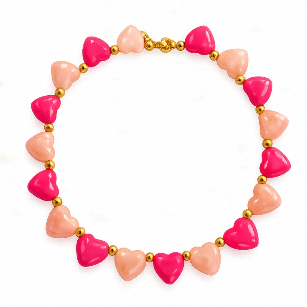Duo Candy Heart Necklace