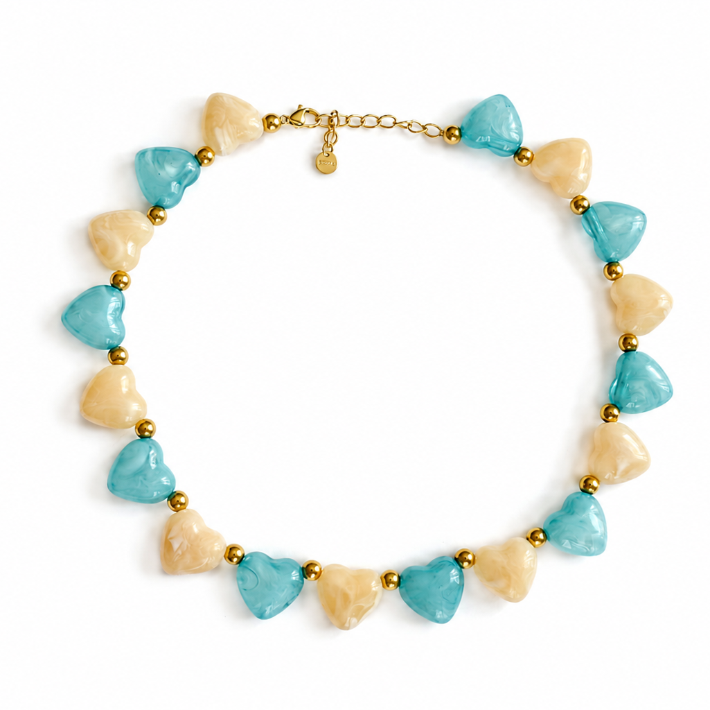 Duo Candy Heart Necklace